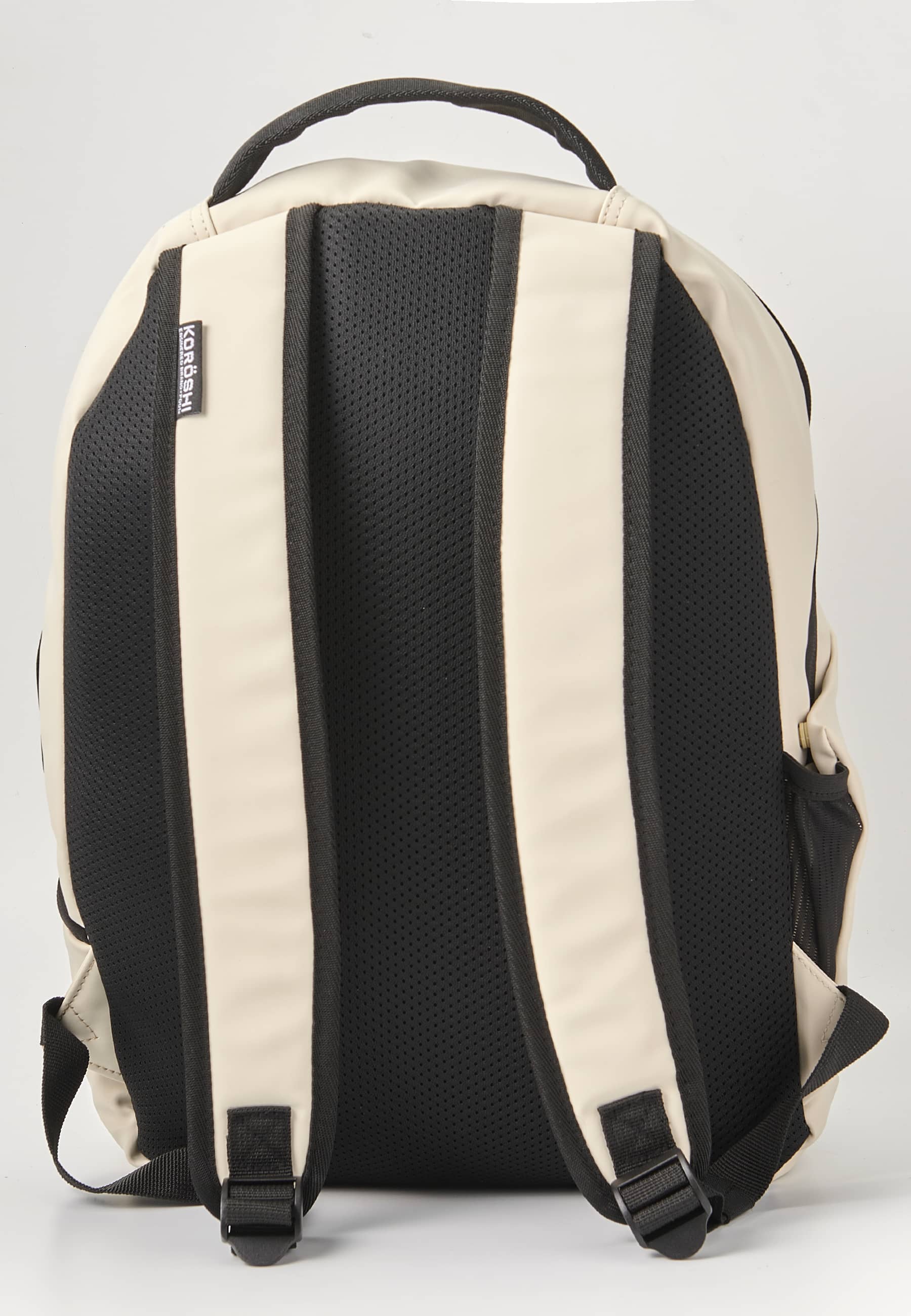 Mochila portatil resistente al agua hombre crudo compartimento portatil - Koroshi 2411ZA01