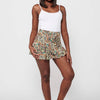 Women's Multicolor Floral Print Side Zipper Short Skirt | Current Fashion