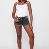 Shorts, front closure with zipper and button, denim for women | Current Fashion