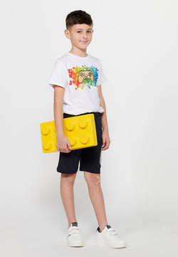Pack 2 pantalons curts nen cintura engomada multicolor - Koroshi 2417PS02
