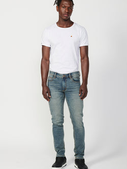 Pantalón denim slim fit hombre azul claro - Koroshi 2421PT10
