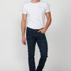 Slim fit long pants with Pockets and Front zipper and button closure for Men