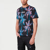 T-shirt da uomo a maniche corte con stampa tropicale