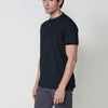 Polo in cotone a maniche corte. Girocollo. per gli uomini