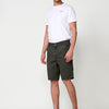 Men's Carpenter Washed Effect Canvas Cotton Bermuda Shorts – Relaxed Fit