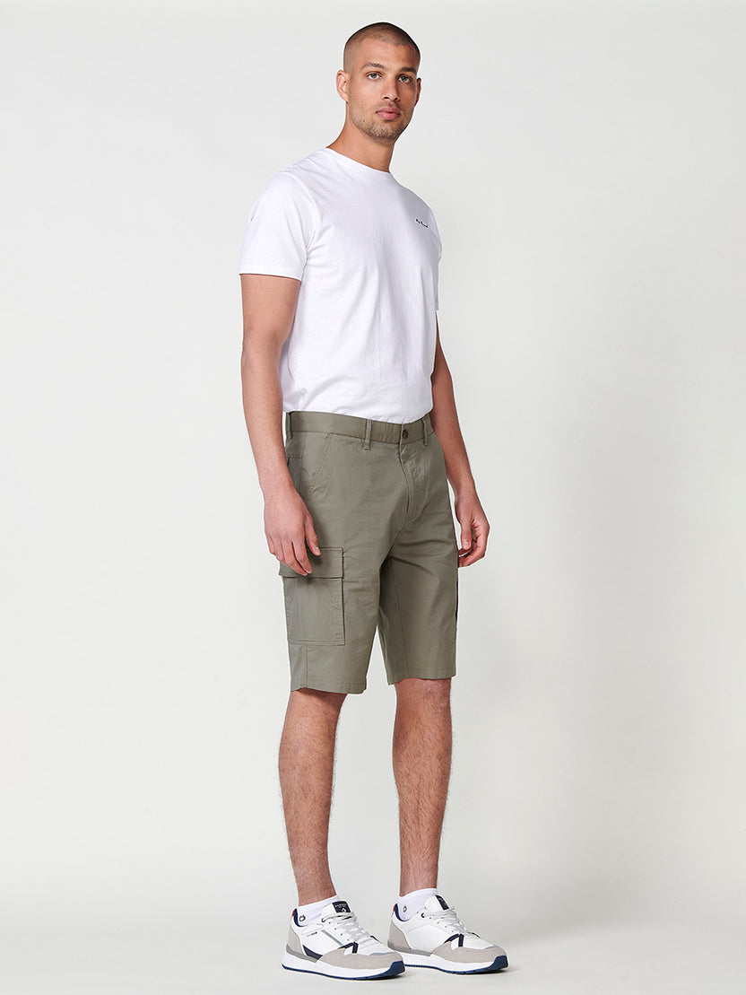 Bermuda cargo técnico elástico hombre visón - Koroshi 2511PS15