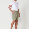 Comfort fit linen Bermuda shorts for men