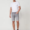 Regular fit five-pocket denim shorts for men