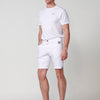 Regular fit denim shorts for men