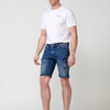 Men's regular fit workerar denim shorts