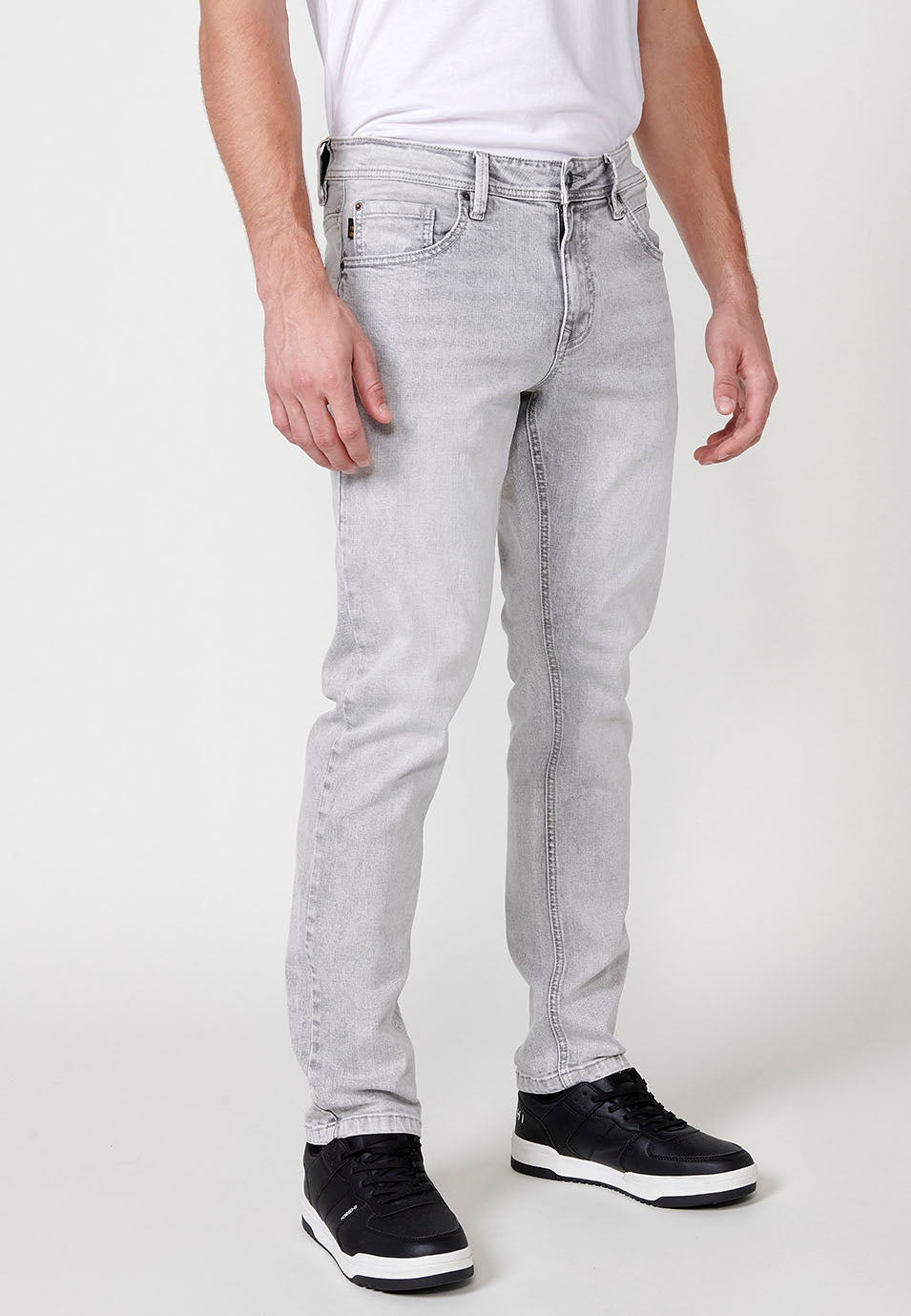 Pantalons texans super skinny home gris - Koroshi 2511PT25