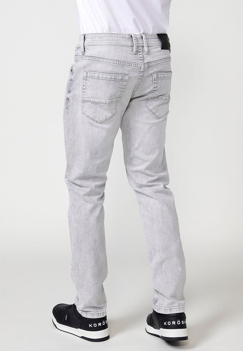 Pantalons texans super skinny home gris - Koroshi 2511PT25
