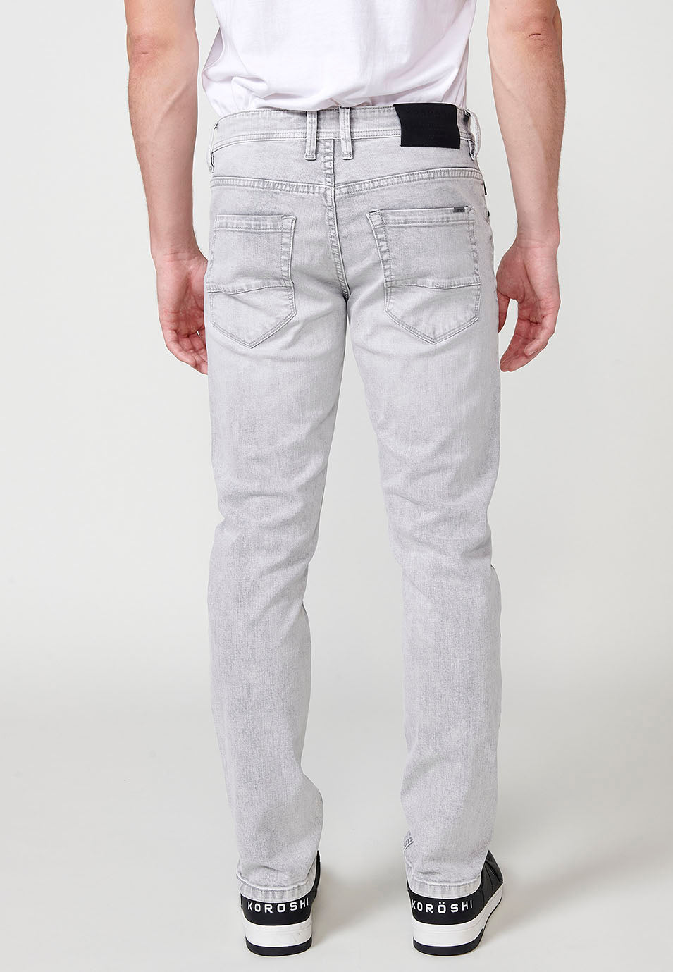 Pantalons texans super skinny home gris - Koroshi 2511PT25
