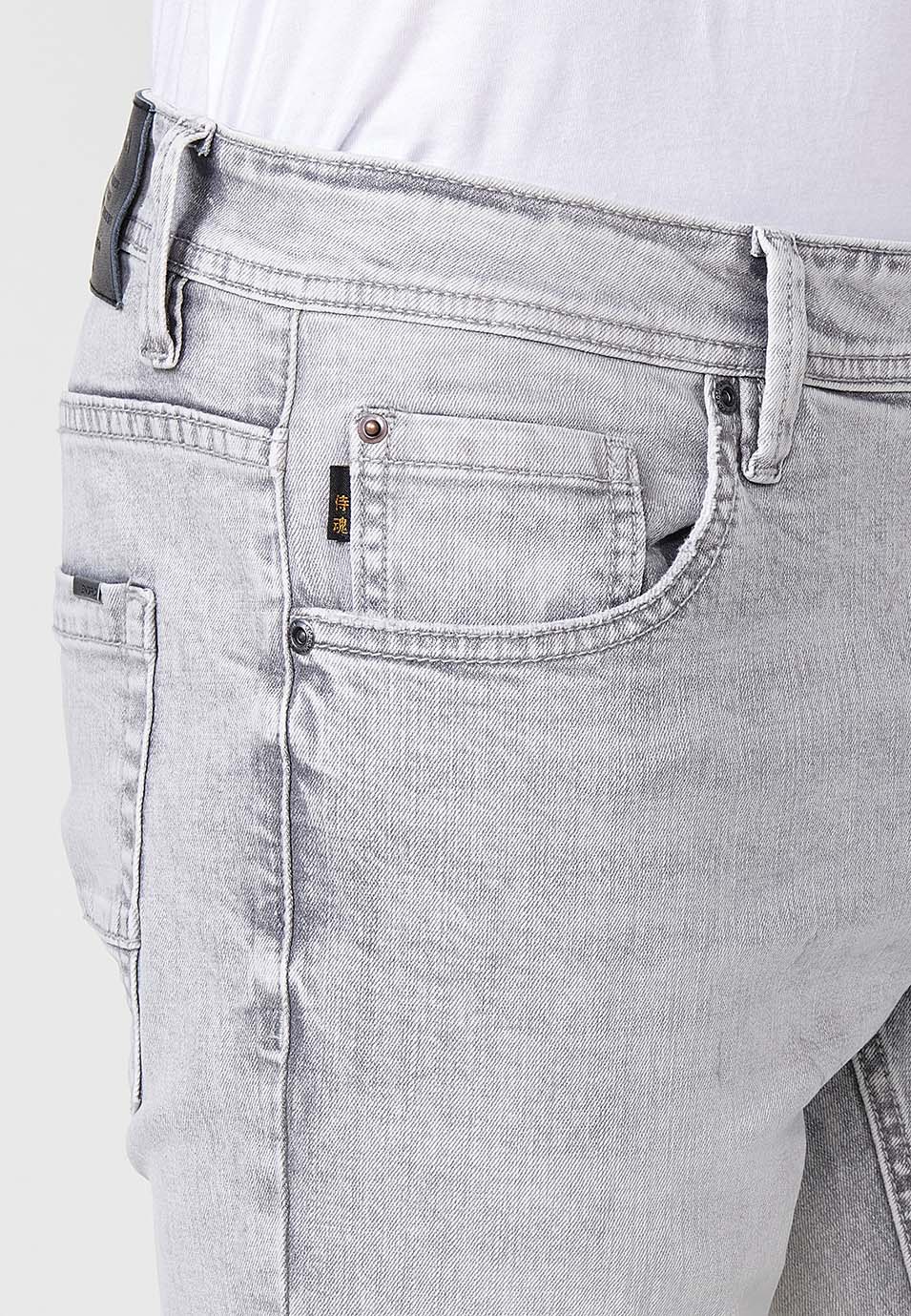 Pantalons texans super skinny home gris - Koroshi 2511PT25