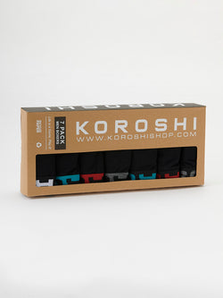 Lot de 7 boxers homme multicolores - Koroshi 2511UN00
