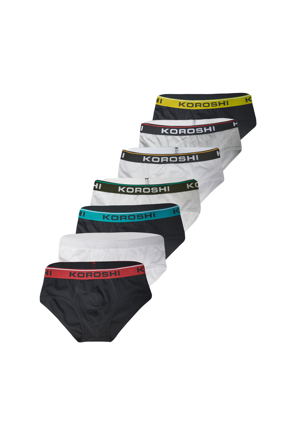 Pack 7 Calzoncillos Slip Hombre Multicolor – Koroshi