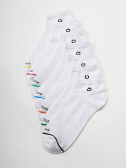 Pack of 7 multicolored men's socks - Koroshi 2511ZT04