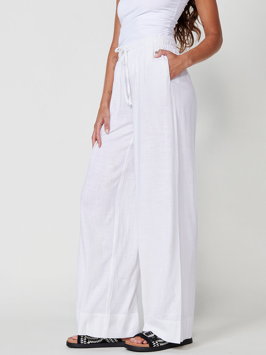 Women's viscose and linen jogger pants | koroshi – Koröshi