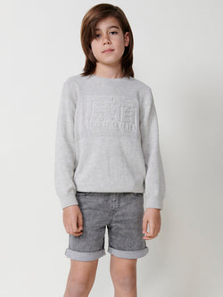 Jersei tricot nen coll rodó cru - Koroshi 2514TR02