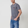 T-shirt Homme Col Rond En Coton Imprimé