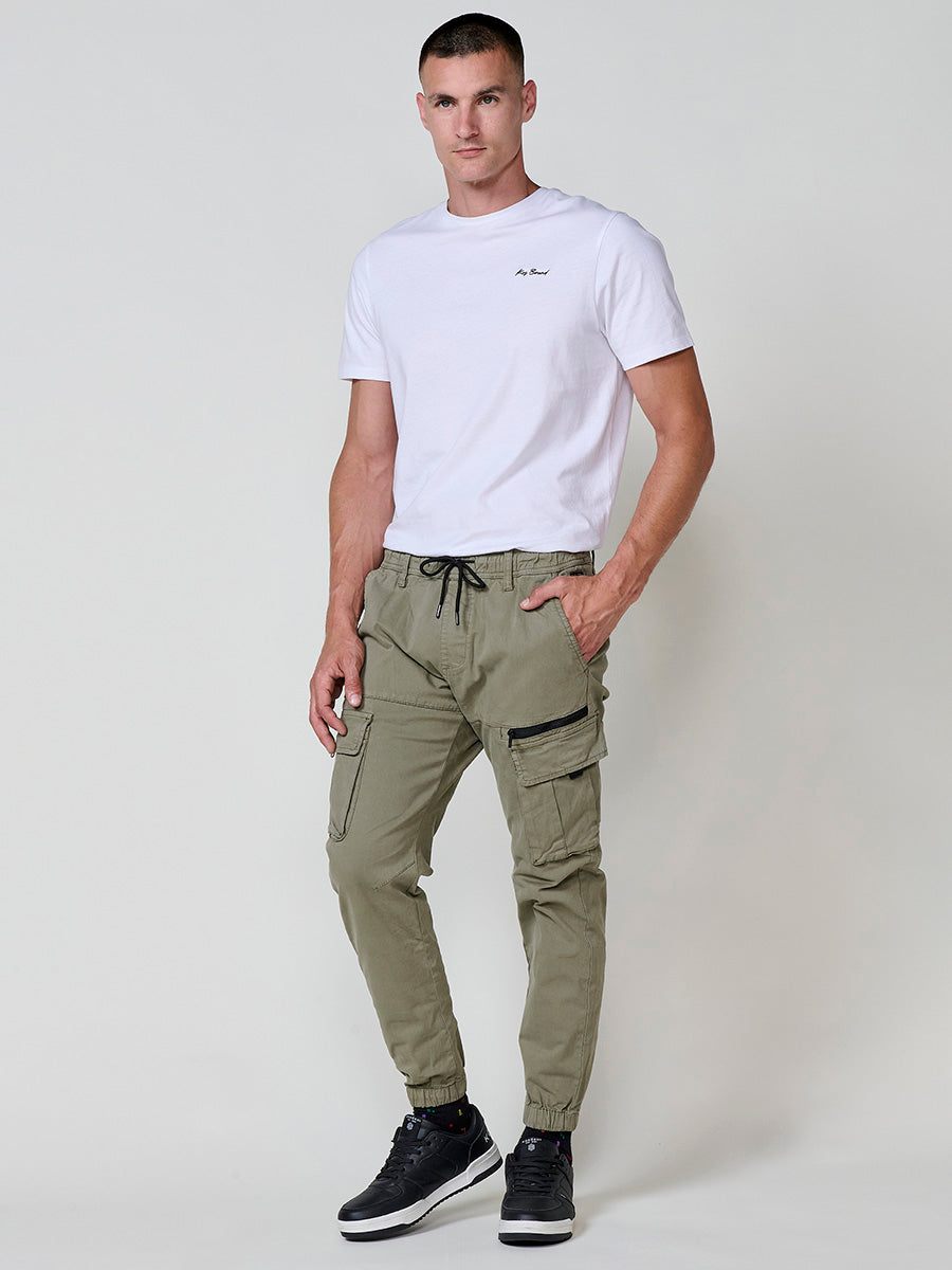 Pantalons jogger cotó home verd - Koroshi 2521PT03