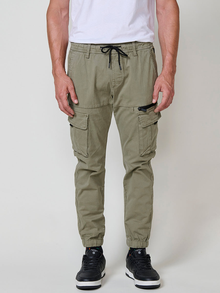 Pantalons jogger cotó home verd - Koroshi 2521PT03