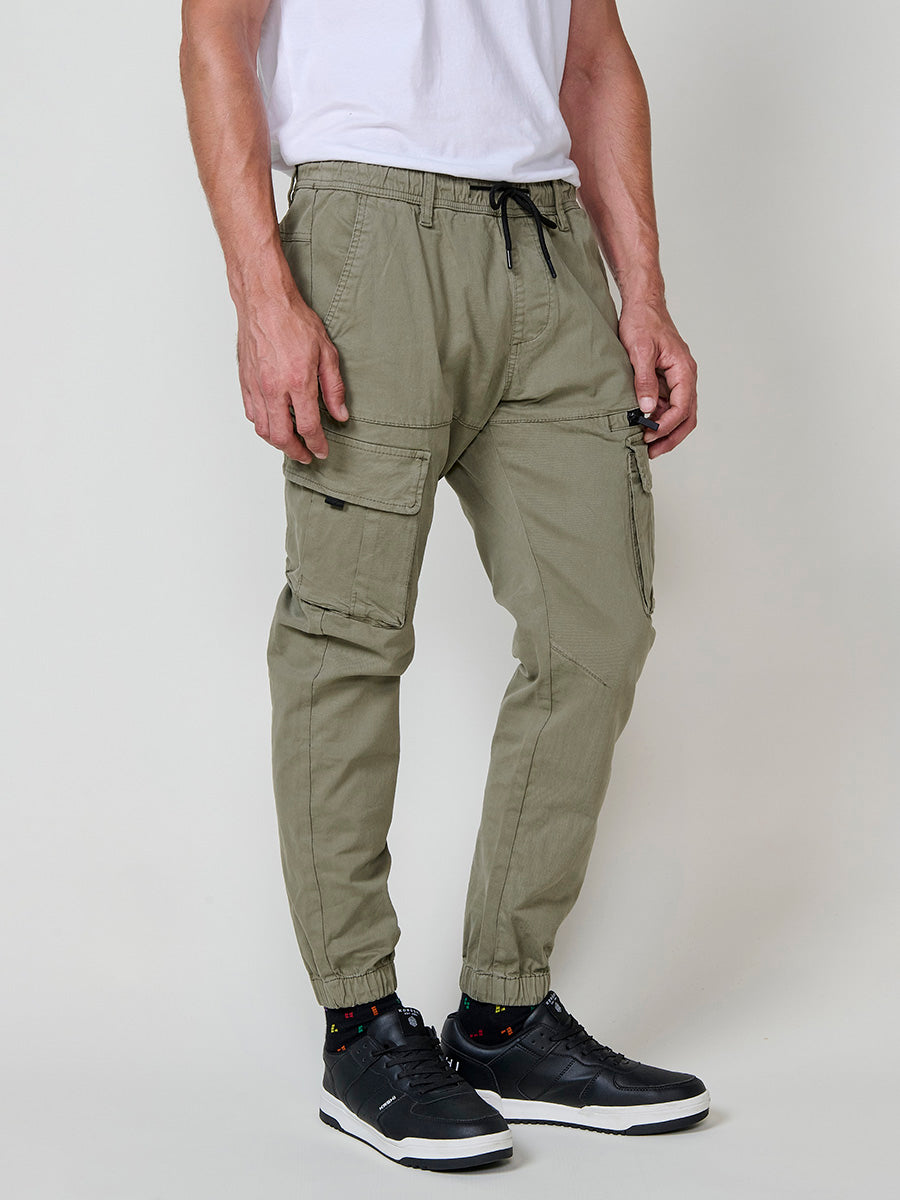 Pantalons jogger cotó home verd - Koroshi 2521PT03