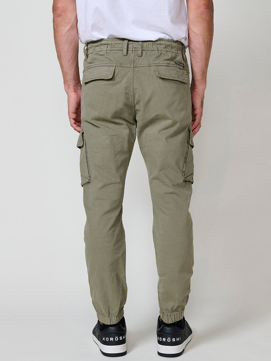 Pantalons jogger cotó home verd - Koroshi 2521PT03