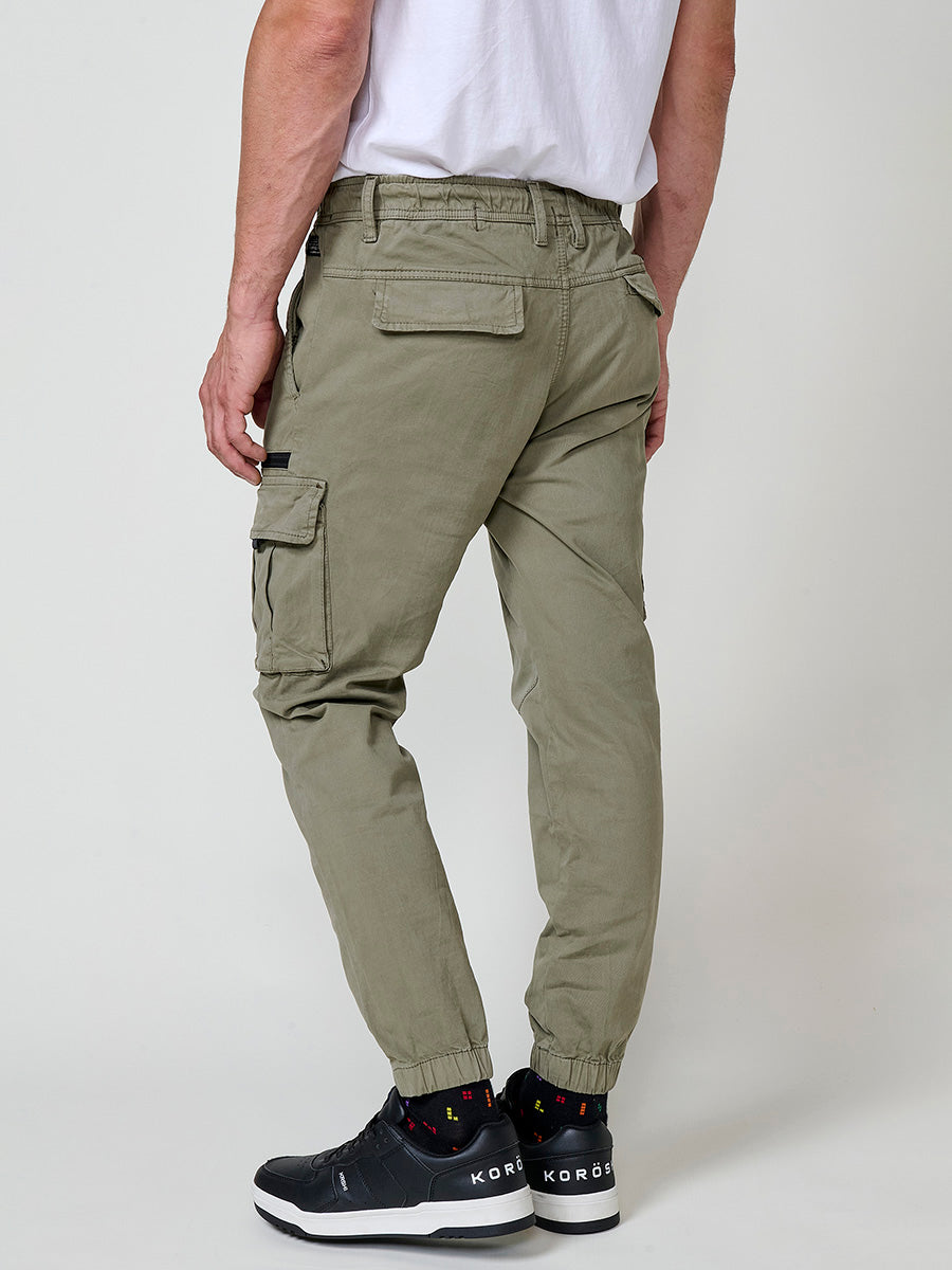 Pantalons jogger cotó home verd - Koroshi 2521PT03