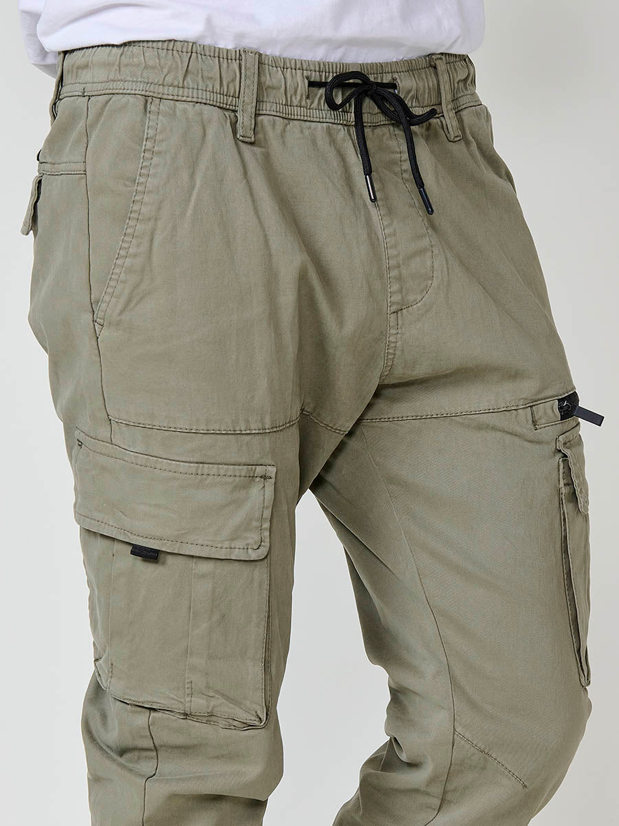 Pantalons jogger cotó home verd - Koroshi 2521PT03