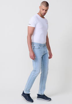 Men's regular fit jeans light blue - Koroshi 2521PT25