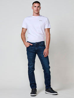 Jeans regular fit hombre azul oscuro - Koroshi 2521PT29