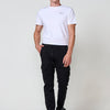 Pantalon de jogging pour hommes avec poches cargo et taille réglable