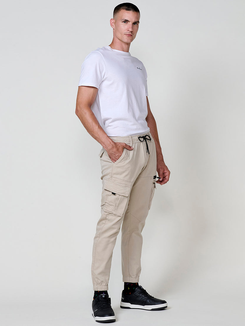 Pantalón jogger cargo hombre beige - Koroshi 2521PT87