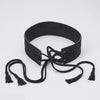 Suede effect women's sash belt