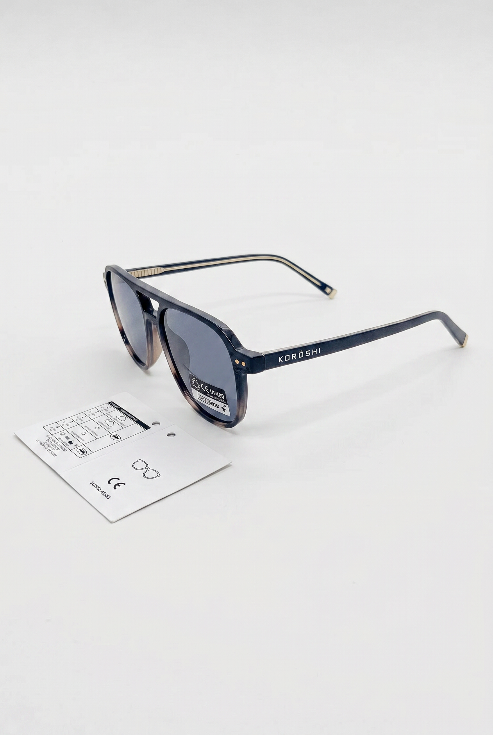 Black unisex sunglasses for men & women