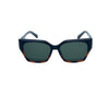 Unisex tortoiseshell effect sunglasses with black gradient lenses for women & men