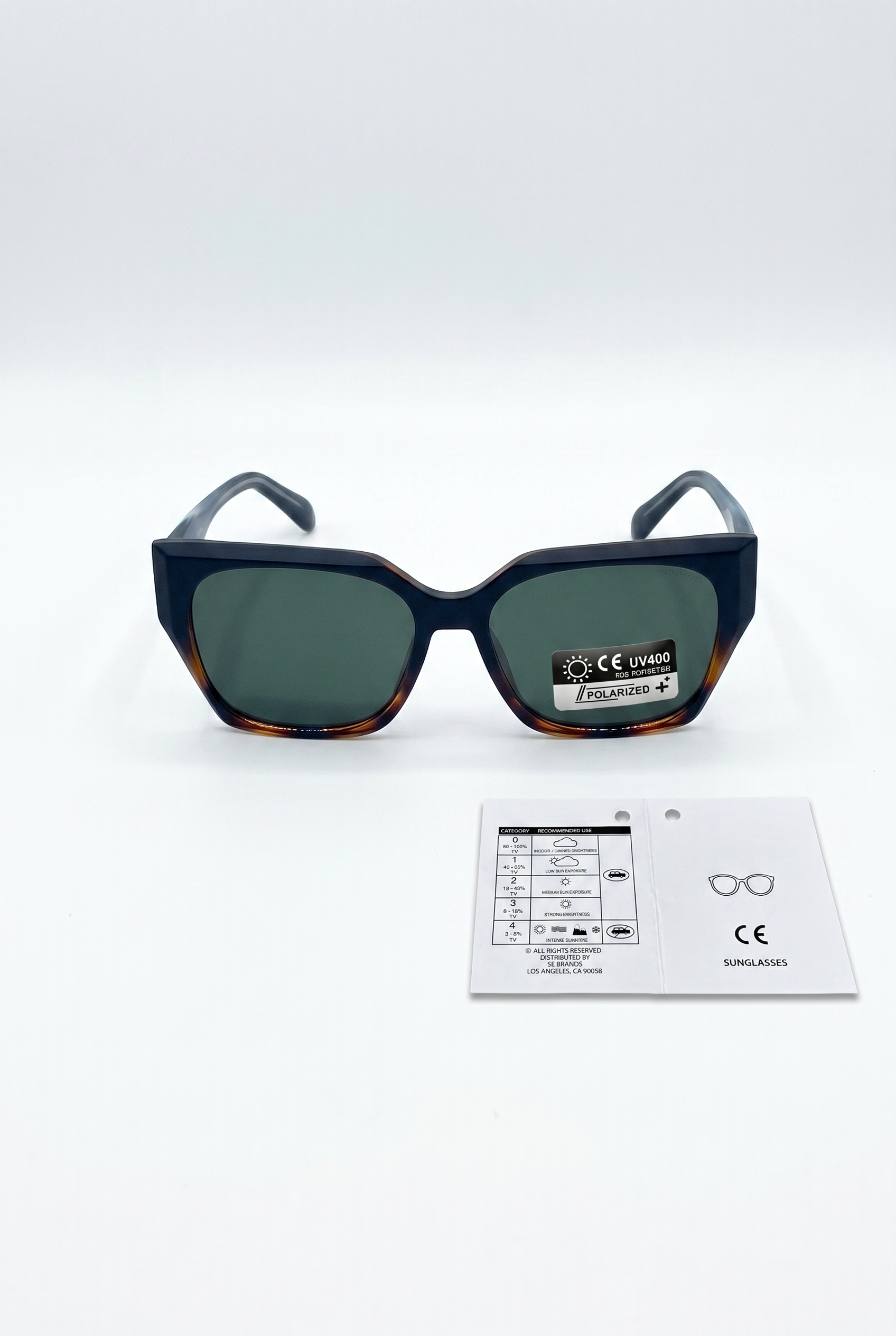 Ulleres de Sol Unisex Efecte Carey Lent Degradada – Koroshi Carey
