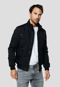 Jaqueta bomber aviador home negre - Koroshi 2611JA17