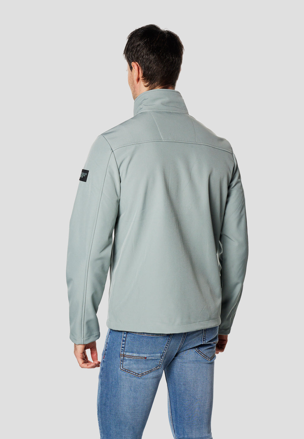 Chaqueta técnica softshell hombre azul turquesa - Koroshi 2611JA41