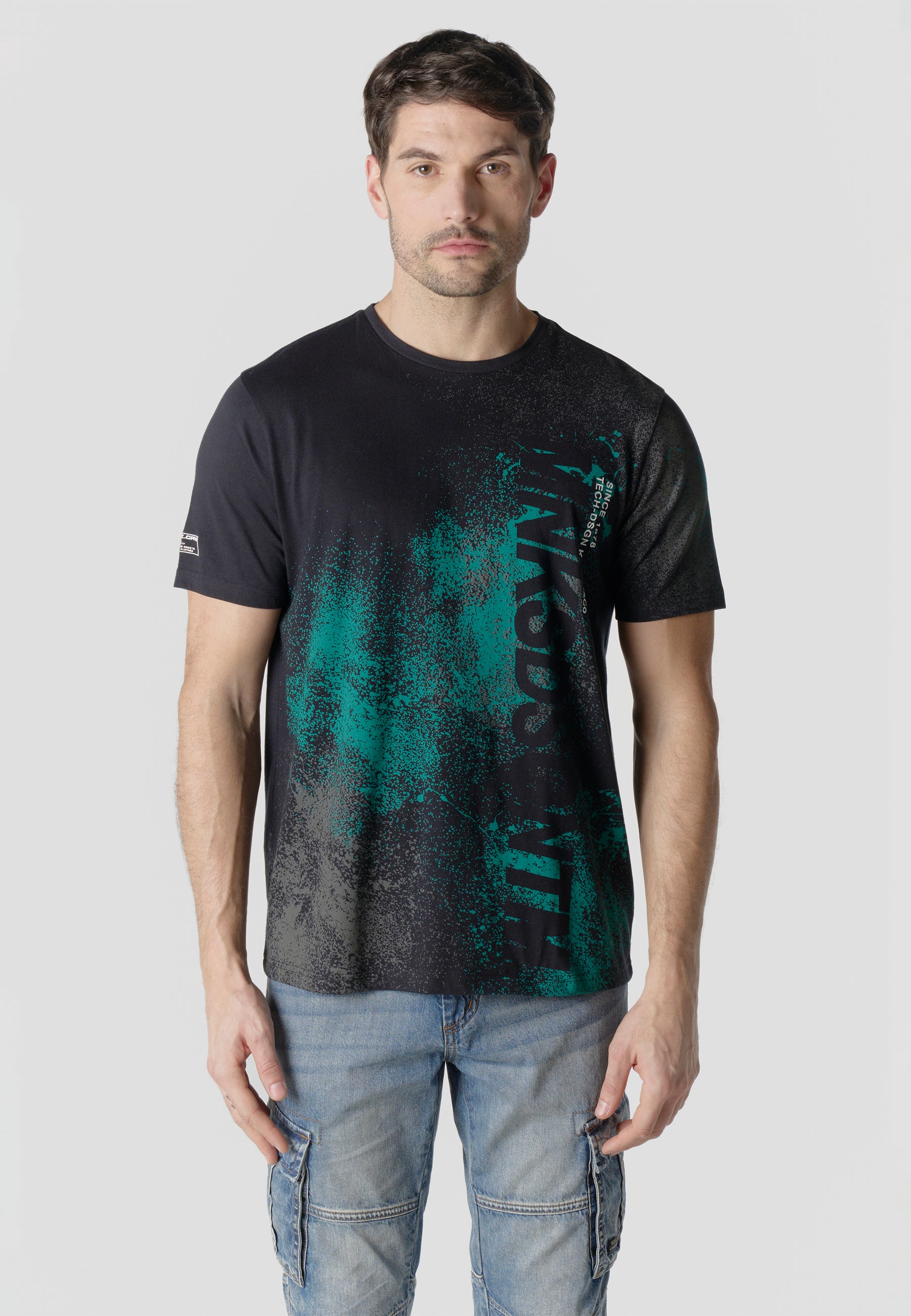 Men's all-over crew t-shirt