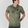 Men's cotton henley t-shirt