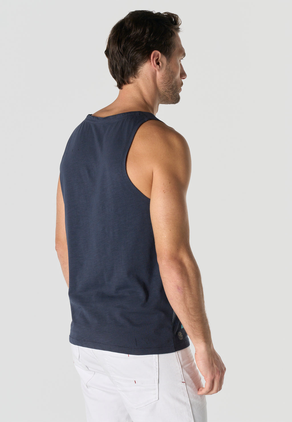 Samarreta tirants estampat tropical home navy - Koroshi 2611MS35