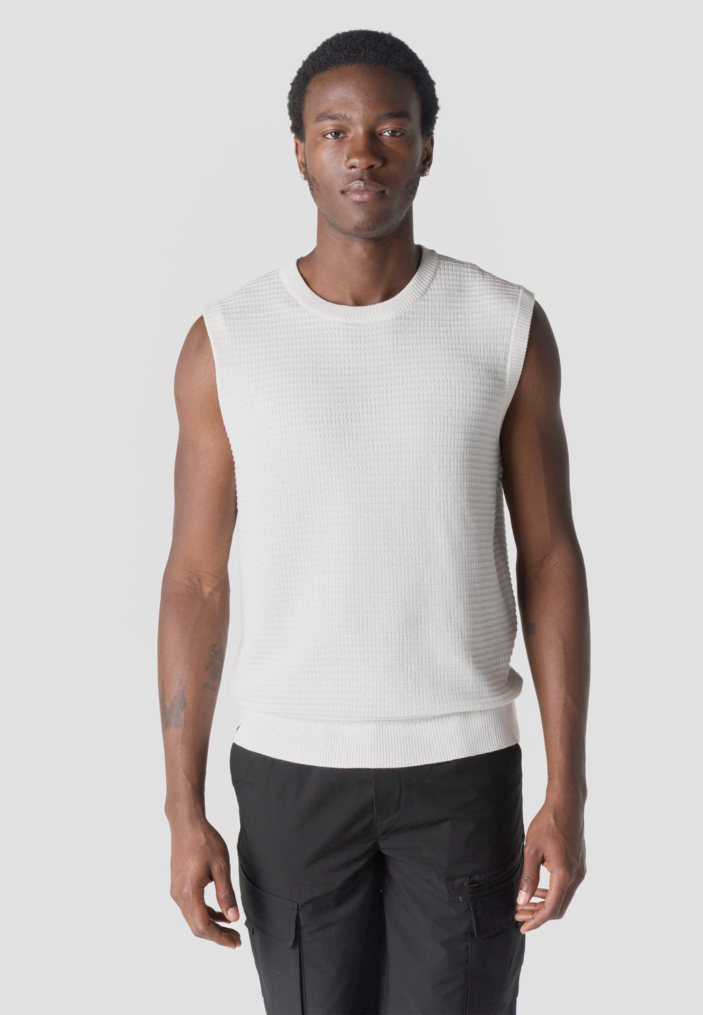 Camiseta boxing punto tricot hombre cruda - Koroshi 2611MS43