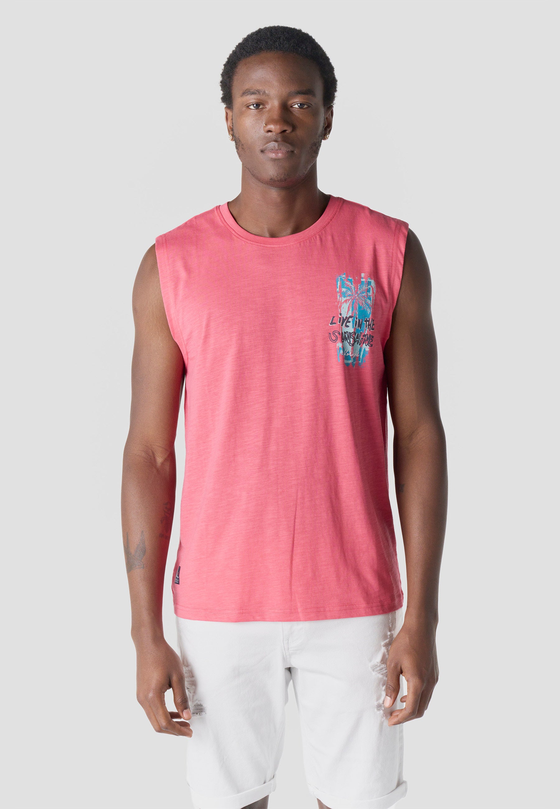 【cherry】THE TOE♡korinthos sleeveless Koroshi Men's T-shirts | Authentic and Sustainable Urban Fashion