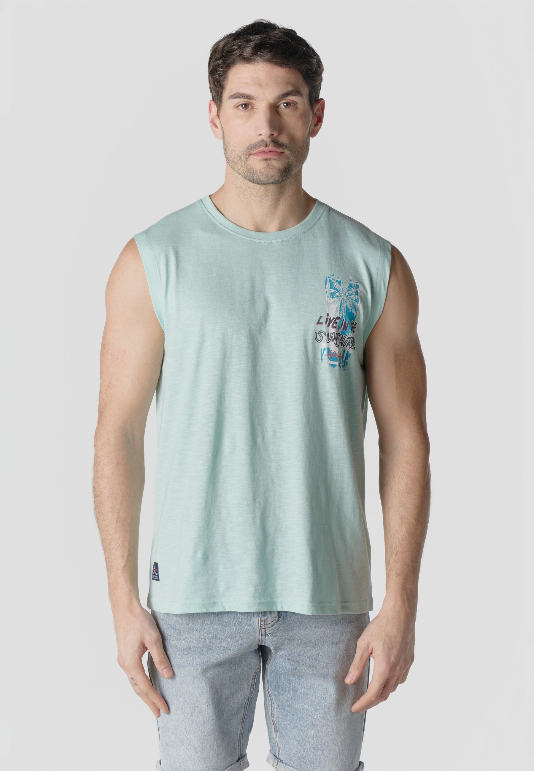 Men's cotton boxing t-shirt