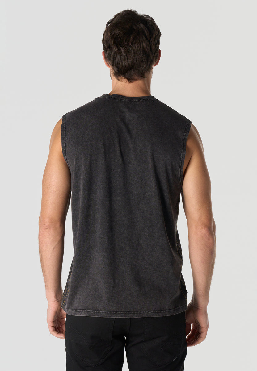 Bedrucktes Box-T-Shirt aus Baumwolle