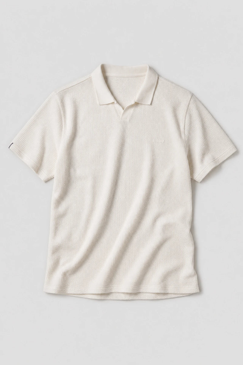 Polo Hombre Manga Corta Oversize Cuello Abierto Algodón – Koroshi 2611PC38