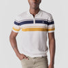 Men's structured knit polo