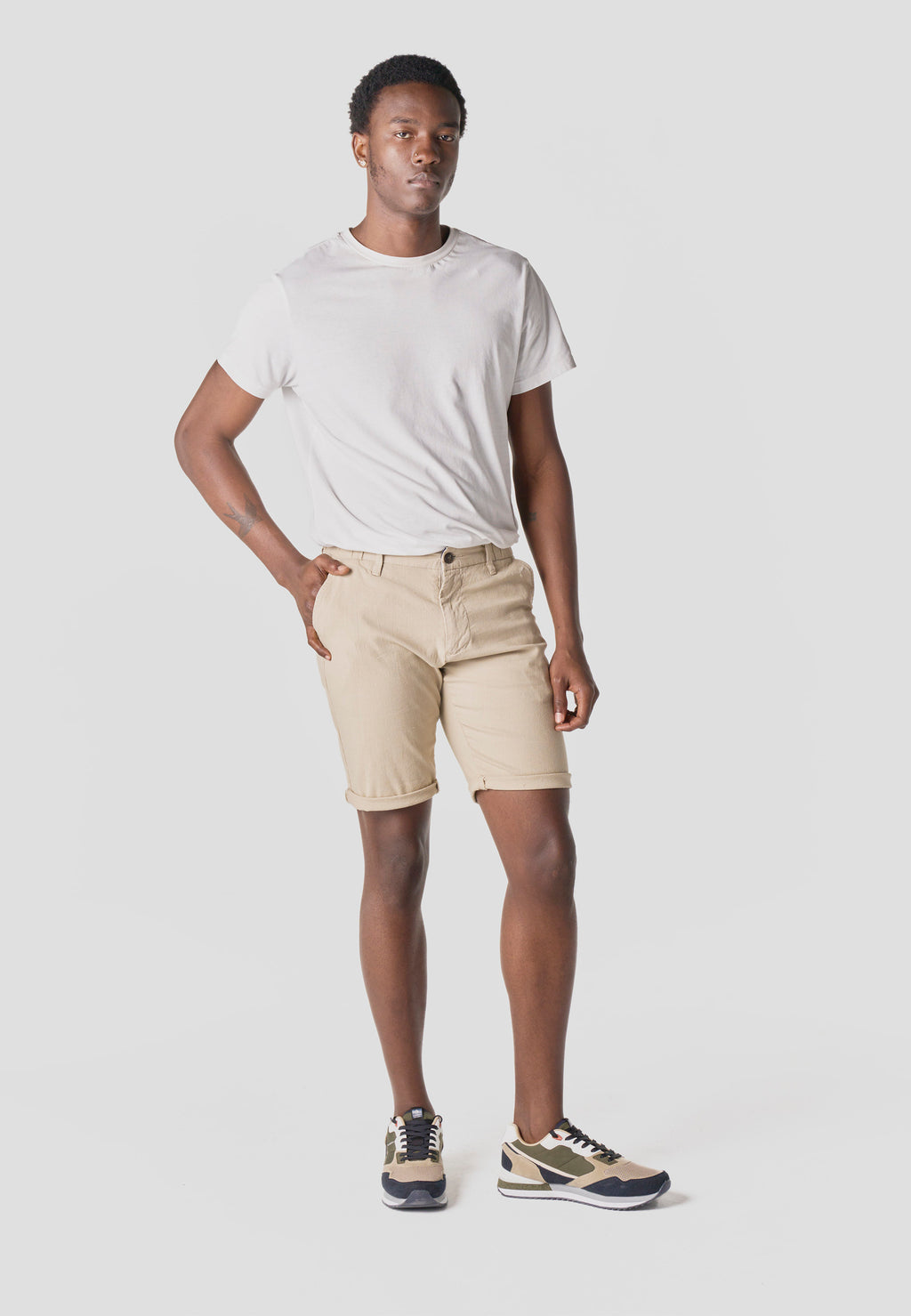 Men's regular cotton chinos